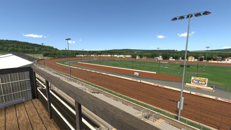 Port Royal Speedway in iRacing