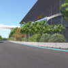 iRacing Miami track development screenshot.
