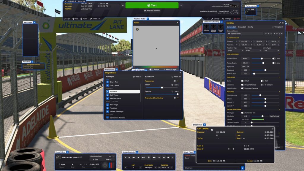 New iRacing UI Widgets