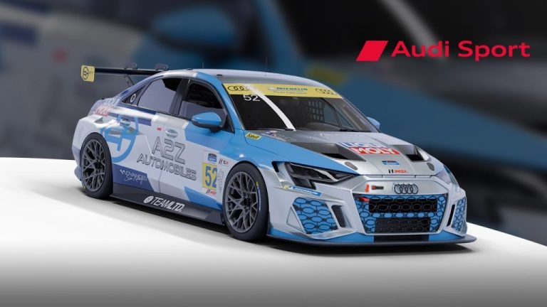 Audi RS3 LMS Gen2 TCR official Audi Sport promotional image in iRacing