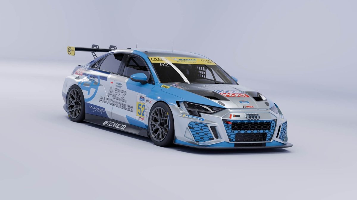Audi RS3 LMS Gen2 TCR racing in iRacing 2026 Season 2