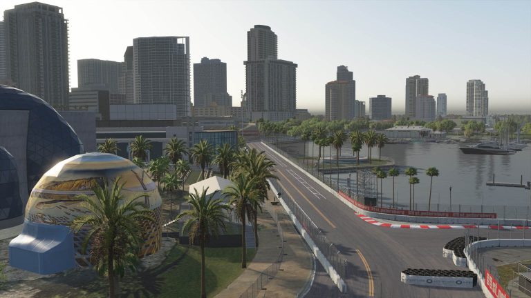 St Petersburg iRacing Grand Prix street circuit screenshot