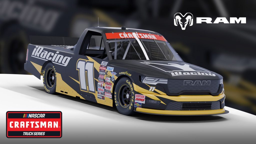 NASCAR Truck RAM official promotional image in iRacing