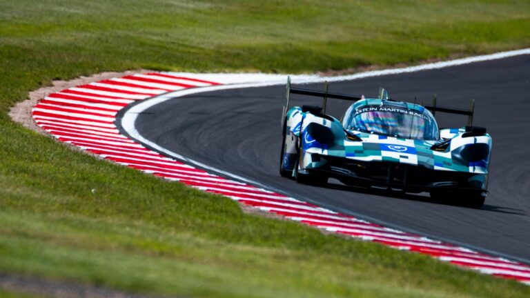 Aston Martin Vantage AMR-LMH GTP race car testing — coming to iRacing