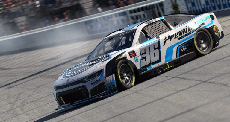 eNASCAR QS Round 9 Recap: Quami Scott Wins at Chicagoland on Fuel Strategy