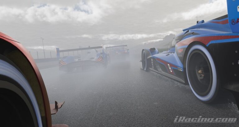 iRacing weather system rain racing affects lap times