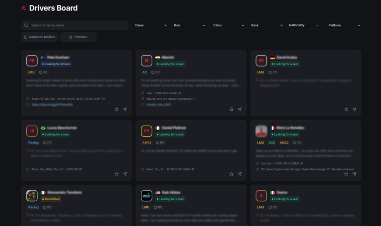 RaceJoin Review: Build Your Driver Profile and Get Discovered by Sim Racing Teams