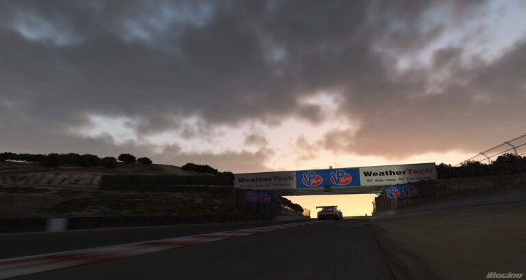 WeatherTech Raceway Laguna Seca Turn 5 in iRacing Season 3 2026