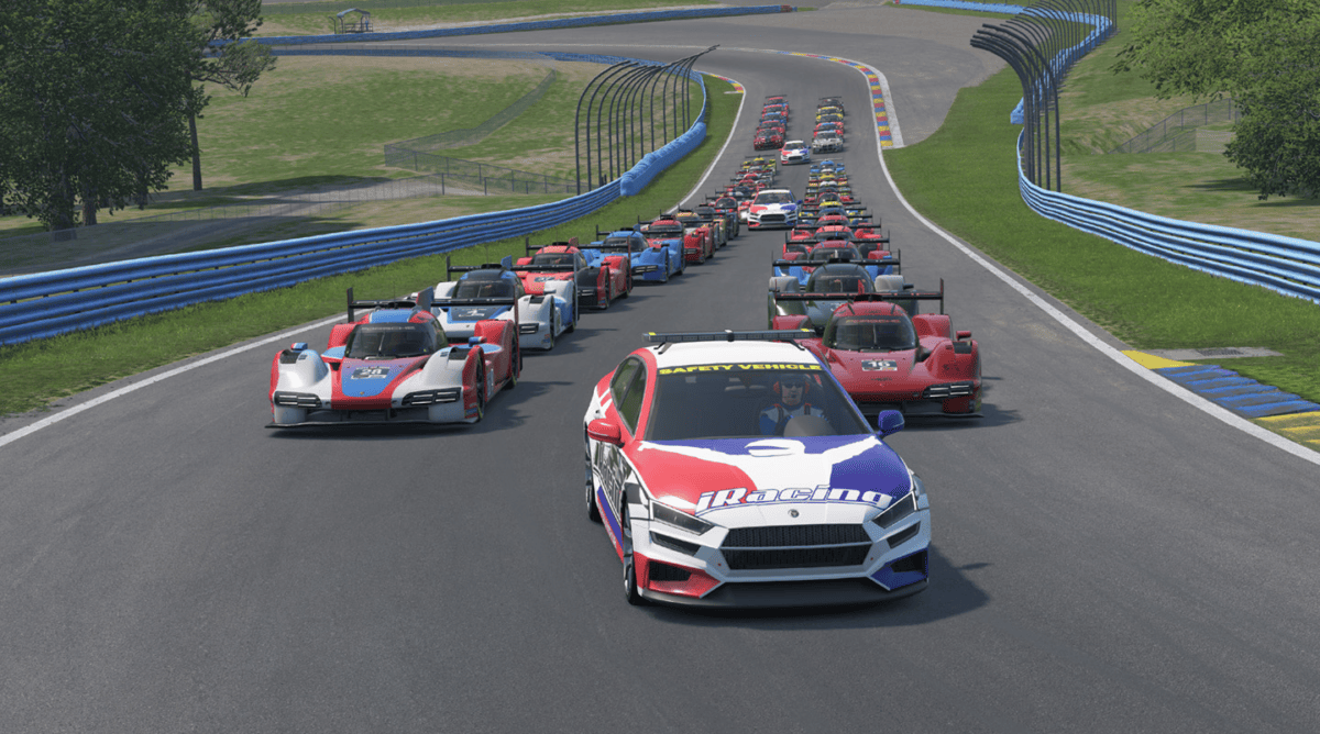 iRacing Season 4 2026 preview, upcoming features including Career Mode, Spark engine, and audio reverb