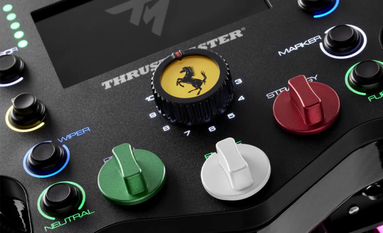 Thrustmaster Ferrari 499P Centenary Winner Edition sim racing wheel
