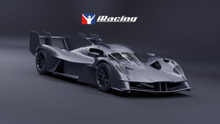 Aston Martin Valkyrie AMR-LMH racing in iRacing Season 4 2026