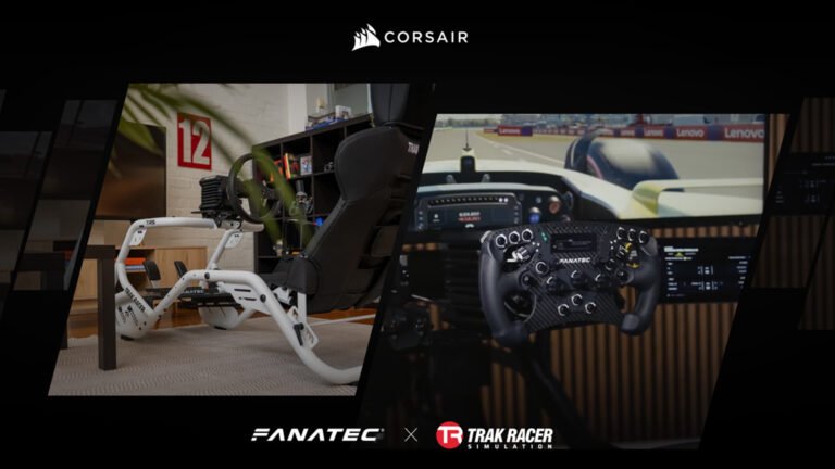 Corsair Gaming acquires Trak Racer sim racing cockpit brand, expanding the Fanatec ecosystem