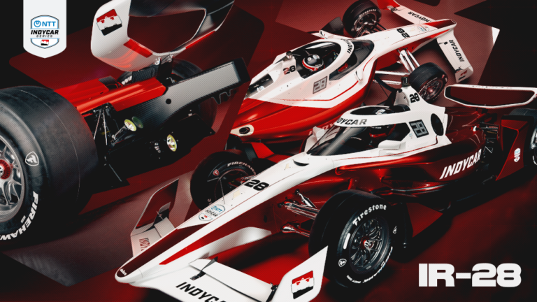 Dallara IR-28 IndyCar official reveal rendering for road and street course specification