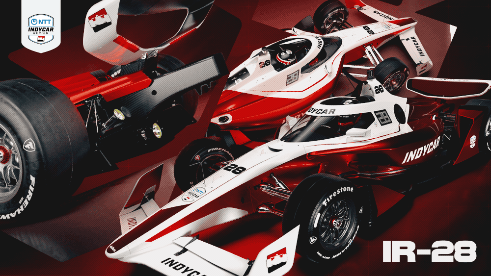 Dallara IR-28 IndyCar official reveal rendering for road and street course specification