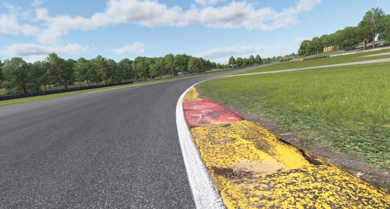 iRacing car and track race at Road America