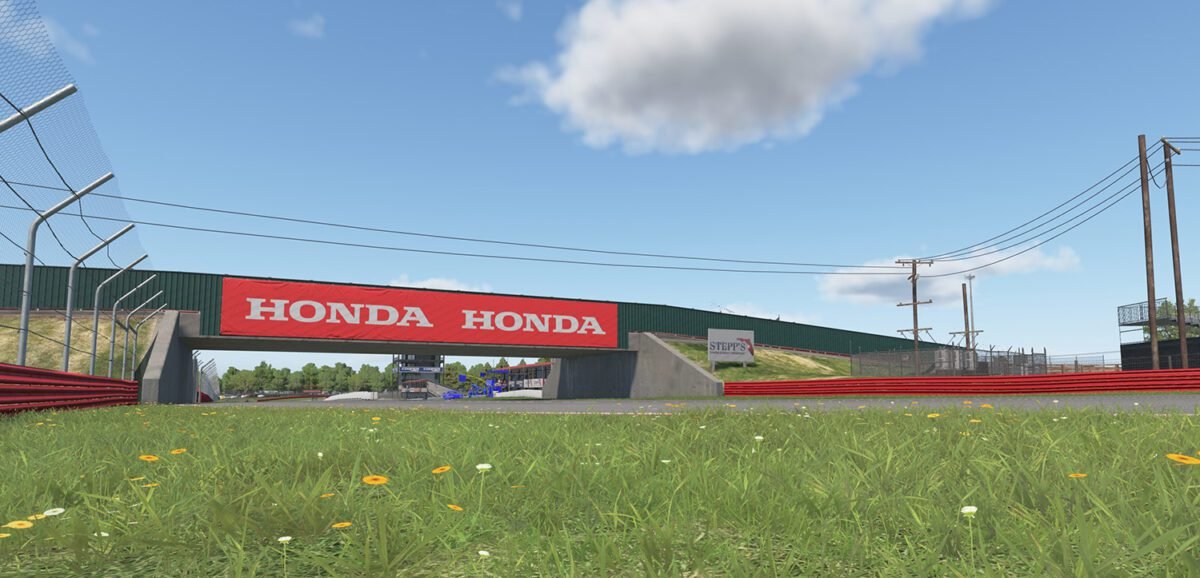 Mid-Ohio Sports Car Course in iRacing after the Season 4 laser-scan rebuild