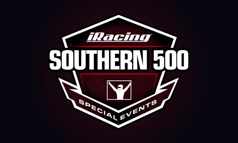 iRacing Southern 500 NASCAR Cup cars racing at Darlington Raceway