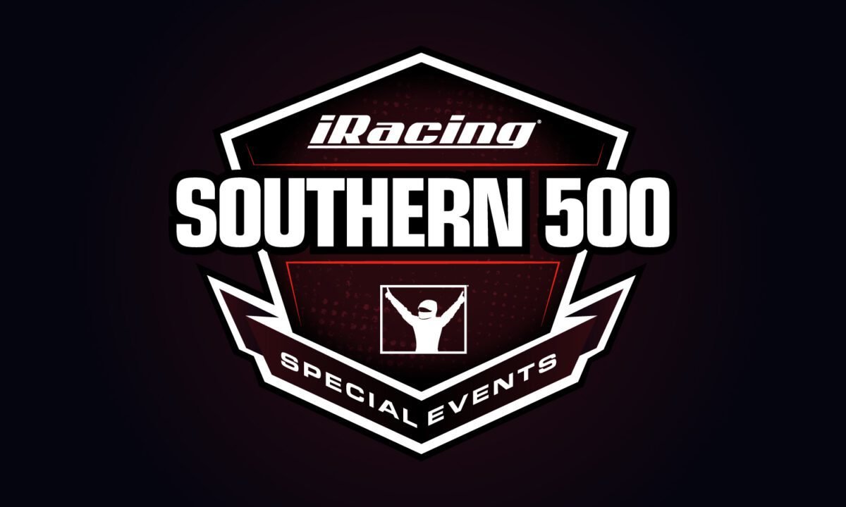 iRacing Southern 500 NASCAR Cup cars racing at Darlington Raceway